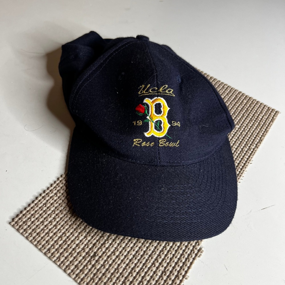 Vintage UCLA Rose Bowl 1994 Hat Otto Cap Navy Blue Snapback Bruins NCAA 90s